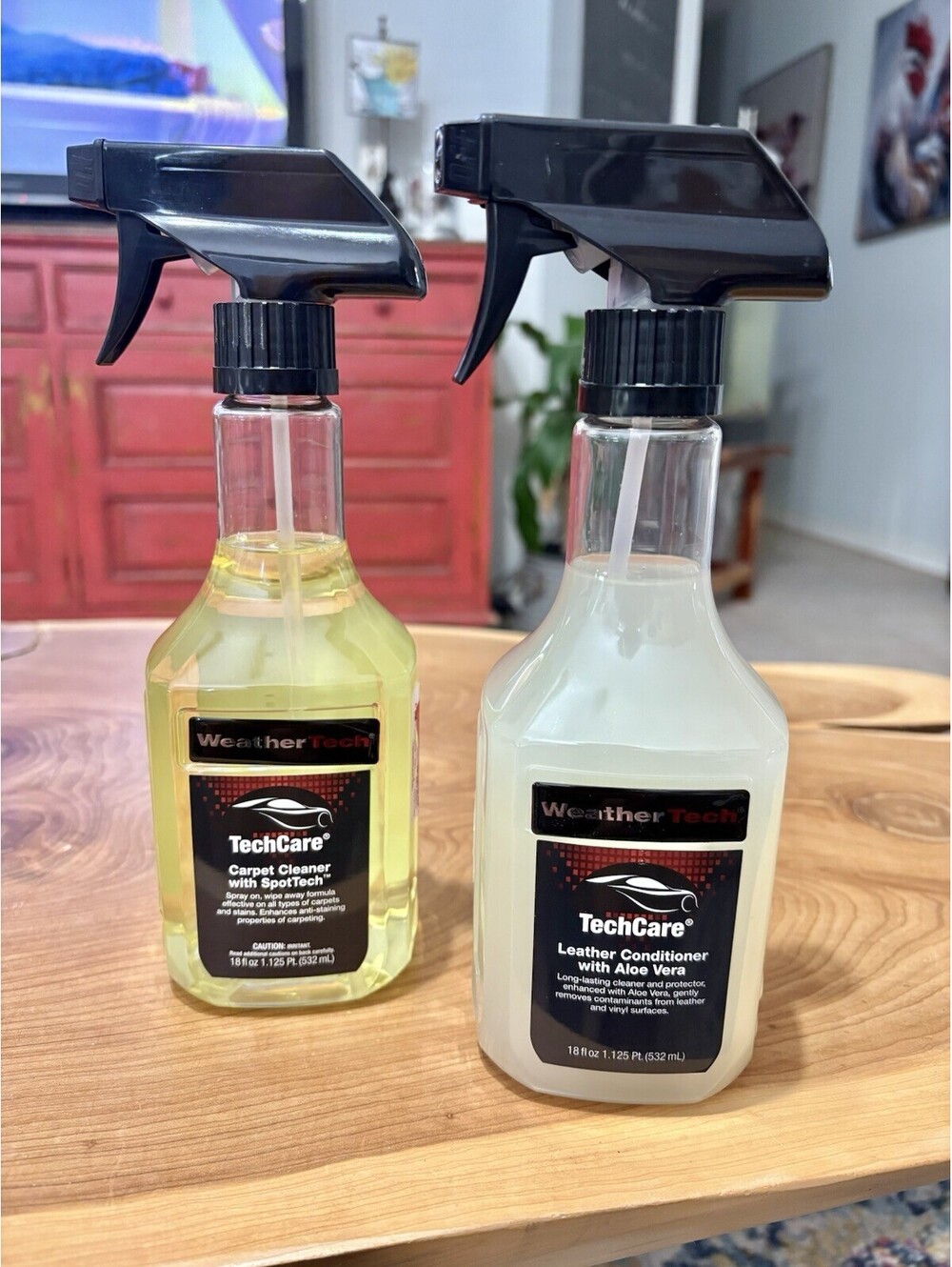 WeatherTech TechCare Carpet Cleaner with SpotTech & TechCare Leather Conditioner